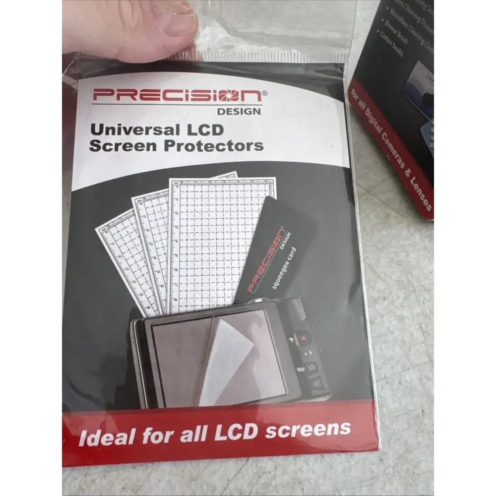 Universal LCD Screen Protectors Precision Design & 5- Piece Digital Care Lot